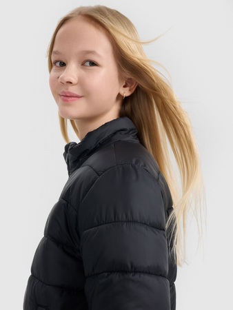 Kurtka dziewczęca puchowa z wypełnieniem syntetycznym 4F 4FJWSS25TDJAF515-20S