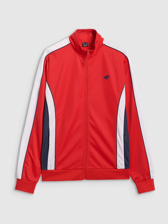 Bluza dresowa rozpinana bez kaptura męska 4F 4FRAW25TSWSM2459-62S