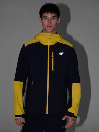Kurtka softshell wiatroodporna membrana 8000 męska 4F 4FRAW25TSOFM506-71S