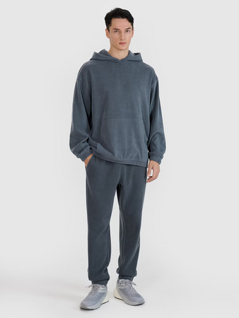 Bluza dresowa nierozpinana z kapturem męska 4F 4FRSS25TSWSM2181-22S