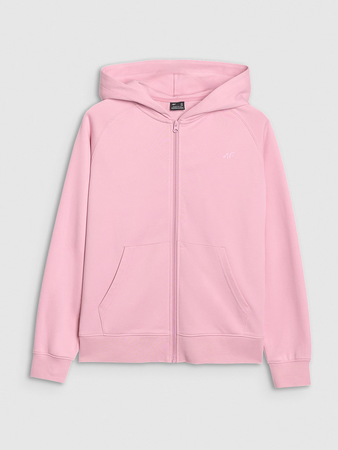 Bluza dresowa rozpinana z kapturem damska 4F 4FWMM00TSWSF1763-56S