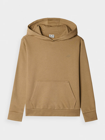 Bluza dresowa nierozpinana z kapturem dziewczęca 4F Junior 4FJWMM00TSWSF1316-83S