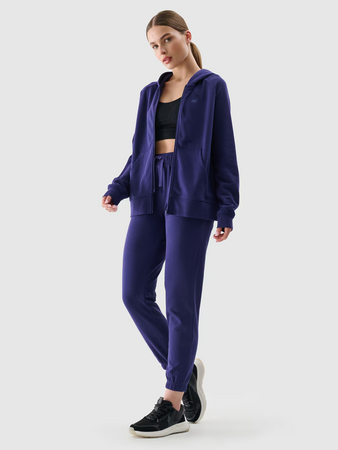 Bluza dresowa rozpinana z kapturem damska 4F 4FWMM00TSWSF1763-31S