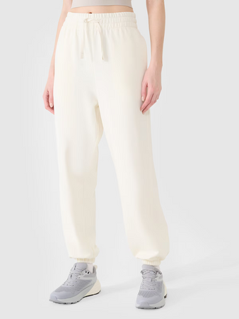 Spodnie dresowe joggery damskie 4F 4FWSS25TTROF0994-11S
