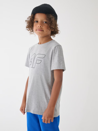 T-shirt z nadrukiem chłopięcy 4F Junior 4FJWMM00TTSHM1627-27M