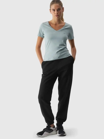 T-shirt damski gładki 4F 4FWAW24TTSHF1649-47S