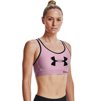 Under Armour Biustonosz treningowy damski 1344333 - MID KEYHOLE GRAPHIC