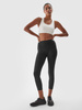 Legginsy treningowe 7/8 z wysokim stanem damskie 4F 4FWAW24TFTIF276-20S