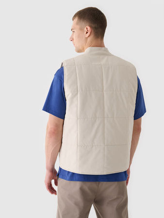 Bezrękawnik puchowy ze stójką męski 4F 4FRAW24TVESM171-12S