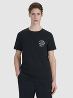 T-shirt regular z nadrukiem męski  4F 4FWSS25TTSHM1980-20S