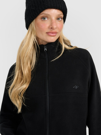 Polar ze stójką oversize damski 4F 4FRAW25TFLEF450-20S