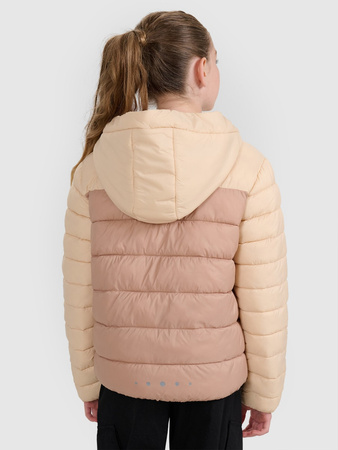 Kurtka puchowa z wypełnieniem syntetycznym dziewczęca 4F 4FJRAW25TDJAF0771-83S