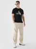 T-shirt regular z nadrukiem męski 4F 4FRAW24TTSHM2301-20S