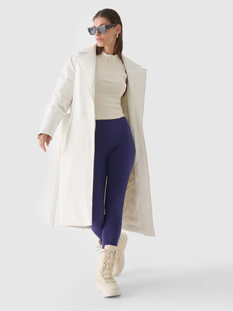 Legginsy dzianinowe damskie 4F 4FWMM00TTIGF195-31S