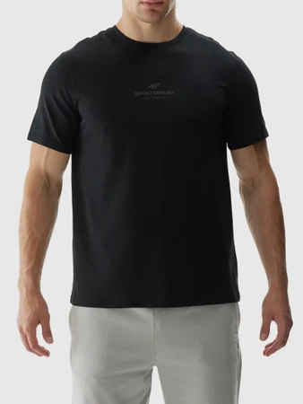 T-shirt regular z nadrukiem męski 4F