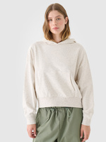 Bluza dresowa nierozpinana z kapturem damska 4F 4FRAW24TSWSF1819-12S