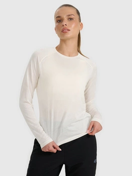 Longsleeve do biegania w terenie szybkoschnący damski 4F 4FWAW25TFLOF415-11S