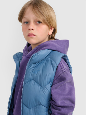 Bezrękawnik puchowy z wypełnieniem syntetycznym chłopięcy 4F 4FJRAW25TVJAM325-32S