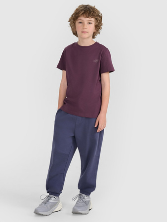 T-shirt regular gładki (ZESTAW 2 szt.) dziecięcy 4F 4FJRAW25TTSHU3157-92S