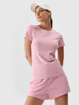 Koszulka damska bawełniana slim 4F 4FWMM00TTSHF2255-56S