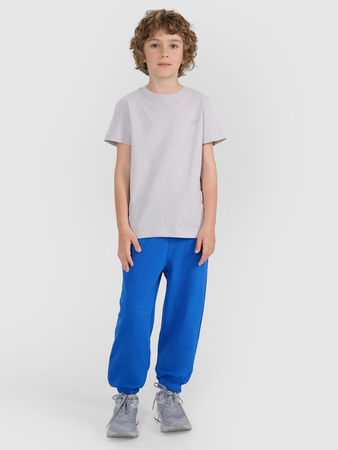 T-shirt regular gładki (ZESTAW 2 szt.) dziecięcy 4F 4FJRAW25TTSHU3157-90S