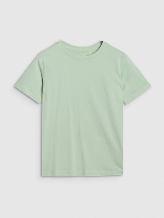 T-shirt oversize z nadrukiem damski 4F 4FWSS25TTSHF2238-47S