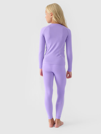 Bielizna termoaktywna dziewczęca (GÓR+DÓŁ) 4F 4FJWAW24USEAF150-51S