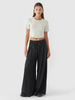 Crop top slim gładki damski 4F 4FRAW24TTSHF2581-47S