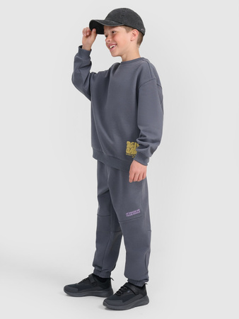 Spodnie dresowe joggery chłopięce 4F 4FJRAW25TTROM1605-22S
