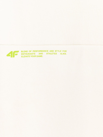 Bluza dresowa nierozpinana z kapturem męska 4F 4FRAW25TSWSM2458-11S