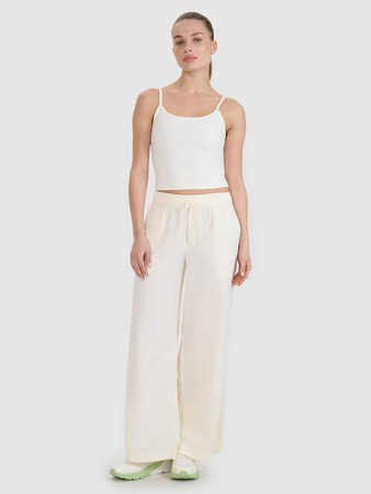 Spodnie damskie casual z szerokimi nogawkami 4F 4FWSS25TTROF1012-11S