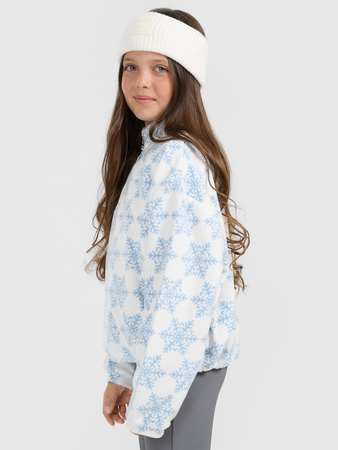 Polar 4FWarm oversize z nadrukiem dziewczęcy 4F 4FJRAW25TFLEF440-90A