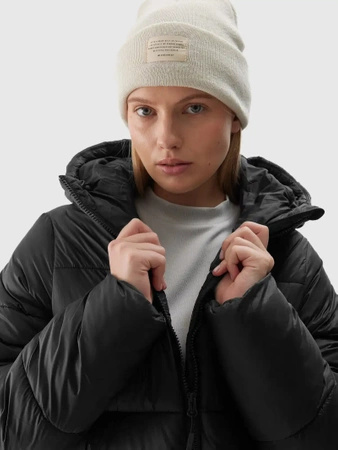 Płaszcz damski zimowy puchowy długi parka 4F 4FWAW24TDJAF475-20S