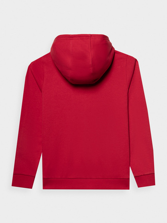 Bluza dresowa z kapturem na zamek chłopięca 4F Junior