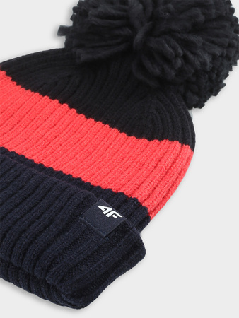 Czapka zimowa z pomponem dziecięca 4F 4FJWAW25ACAPM660-92S