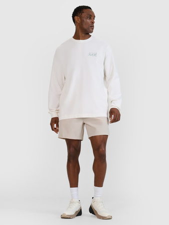 Longsleeve oversize z nadrukiem męski 4F 4FWSS25TLONM390-11S