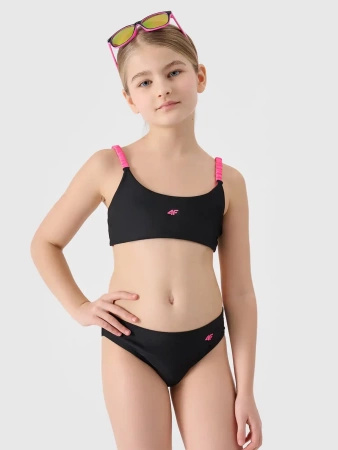 Dziewczęcy strój kąpielowy dwuczęściowy 4F 4FJWSS25UBKSF045-20S