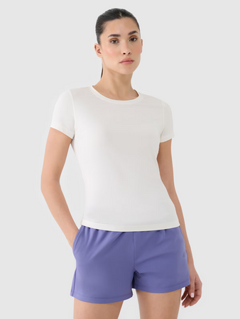 Koszulka damska treningowa regular szybkoschnąca 4F 4FRSS25TFTSF1235-11S