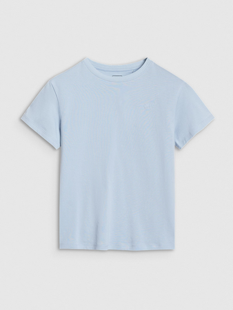 T-shirt oversize gładki chłopięcy 4F 4FJWSS25TTSHM2324-33S