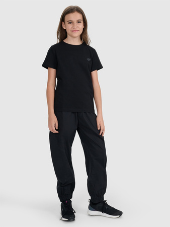 T-shirt regular gładki (ZESTAW 2 szt.) dziecięcy 4F 4FJRAW25TTSHU3157-93S