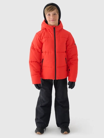 Kurtka chłopięca zimowa puchowa narciarska 4F 4FJWAW24TTJAM534-62S