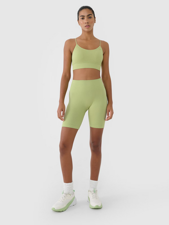 Legginsy kolarki bezszwowe treningowe damskie 4F 4FWSS25TFSTF014-42S