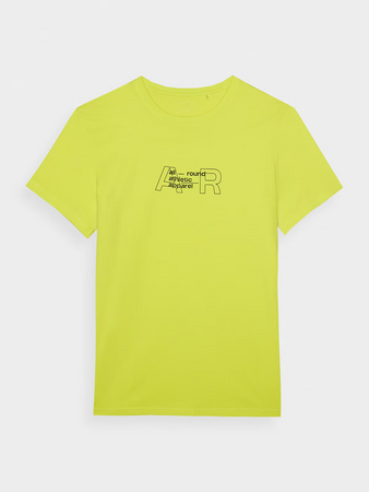 T-shirt regular z nadrukiem męski 4F 4FRAW24TTSHM2299-45S