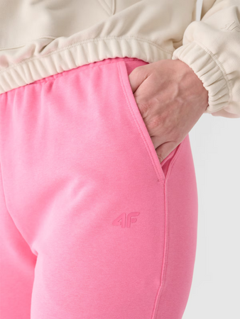 Spodnie dresowe joggery damskie 4F 4FWAW24TTROF0925-54S