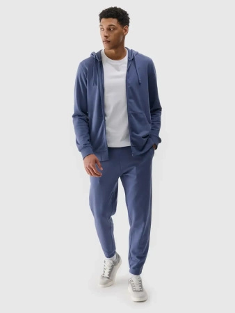 Bluza męska z kapturem rozpinana 4F 4FWMM00TSWSM1768-32S