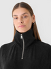 Bluza dresowa z weluru nierozpinana bez kaptura damska 4F 4FRAW24TSWSF2054-20S