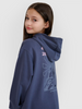Bluza dresowa rozpinana z kapturem dziewczęca 4F 4FJWSS25TSWSF1482-22S