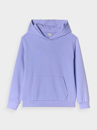 Bluza dresowa nierozpinana z kapturem dziewczęca 4F Junior 4FJWMM00TSWSF1316-32S