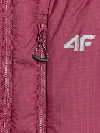 Kurtka puchowa trekkingowa z wypełnieniem Primaloft Silver damska 4F 4FRAW25TDJAF0792-60S