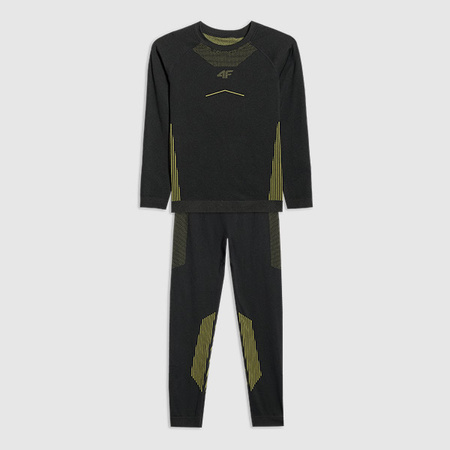 Bielizna bezszwowa chłopięca komplet (GÓRA+DOŁ) 4F 4FJWAW25USEAM248-20S